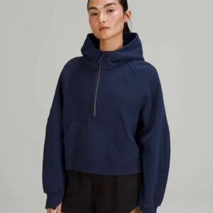 Lululemon Scuba Oversized Half-Zip Hoodie Night Sea XS/S